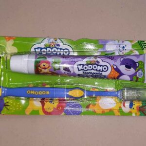 Kodomo Toothbrush and Paste Soft Zigzag