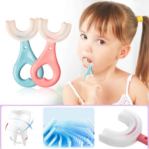 U-Shape Kids Silicone Toothbrush