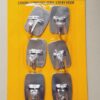 6 Pcs Adhesive Stainless Steel Wall Hooks