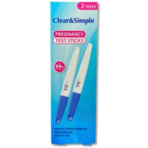 Clear and Simple Pregnancy Test Kit Set