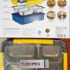 TEDEMEI Stainless Steel Lunch Box with 4 Compartments (Model: 6545)-1L