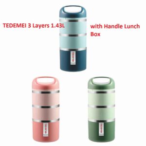 TEDEMEI 3.5 Layers Lunch Box