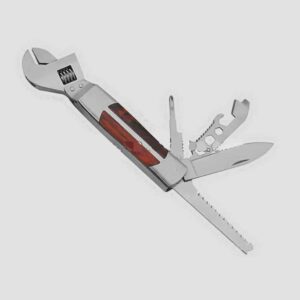 Multi-Tool With Adjustable Socket Wrench
