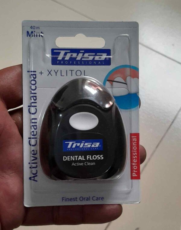 TRISA Active Clean Charcoal Dental Floss